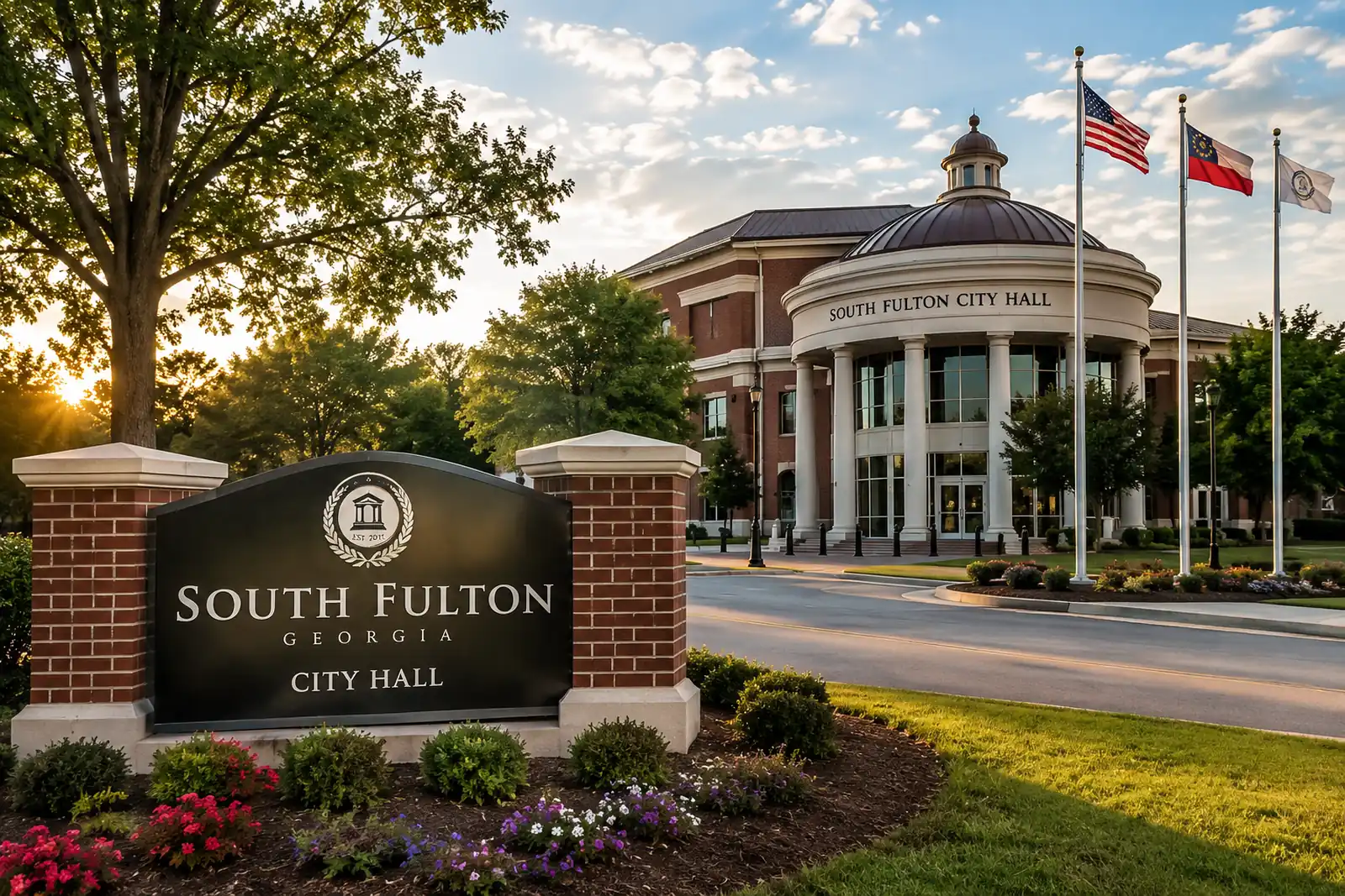 South Fulton City Hall, a Georgia landmark in the area LIOO Moving serves